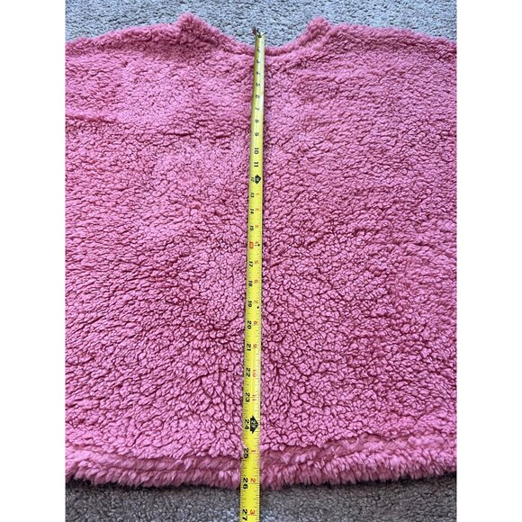 Time & Tru Pink Fuzzy Sherpa Pullover With Snowflake Size 2XL (20) Cozy Winter - Picture 5 of 8